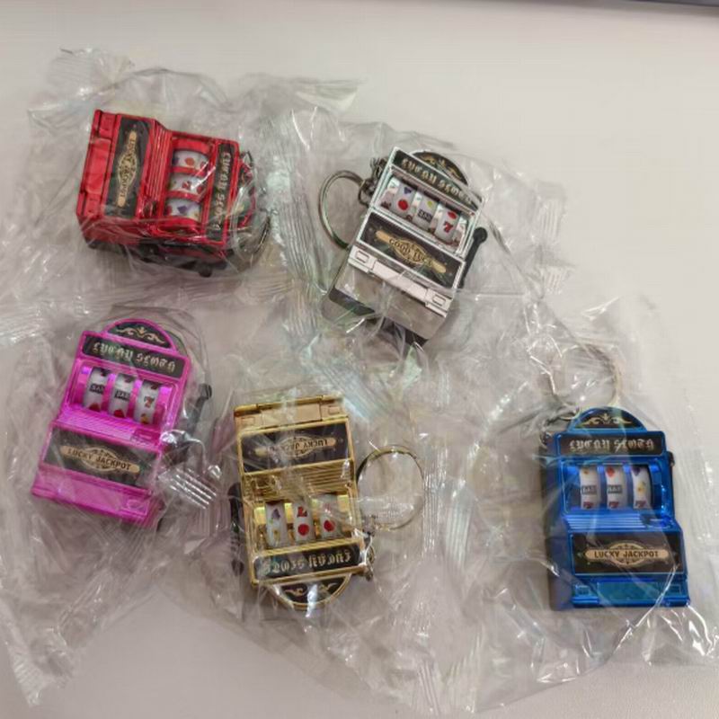 Arcade Game Jackpot - 10PCS Mini Gokken Slotmachine Sleutelhanger Arcade