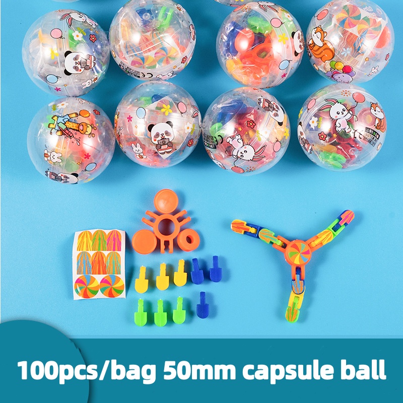 Arcade Style Vending Machine - 100 stks/zak 50mm capsule bal gemengde