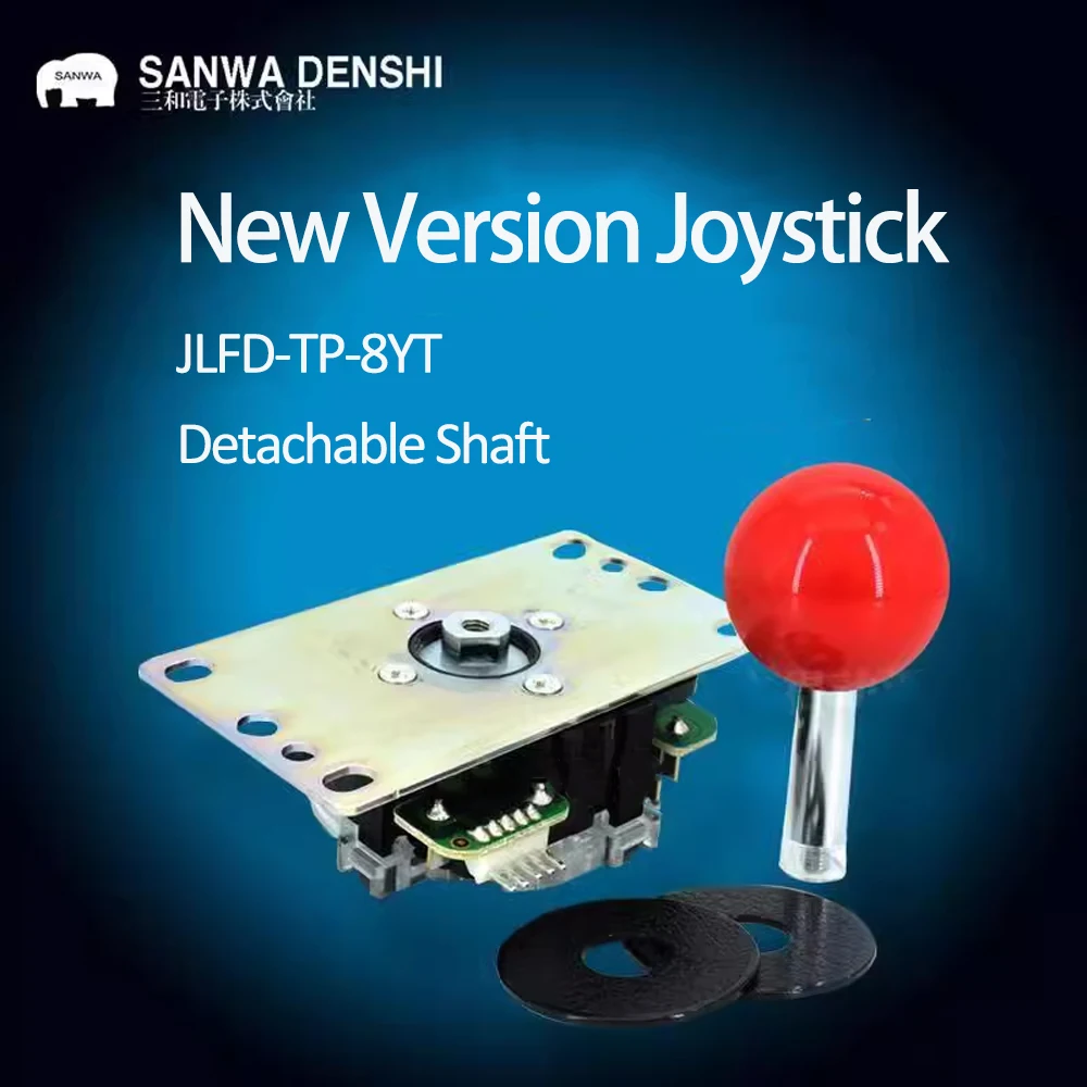 Arcade Game Jackpot - Originele Japan SANWA joystick, JLFD-TP-8YT, afneembare